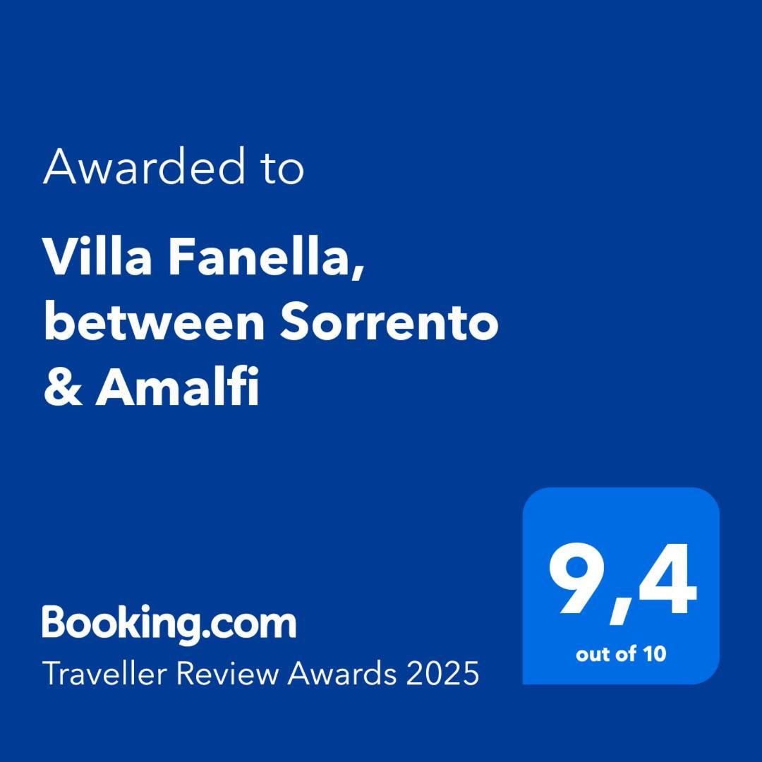 Villa Fanella, Independent House Between Sorrento & Amalfi Piano di Sorrento Kültér fotó